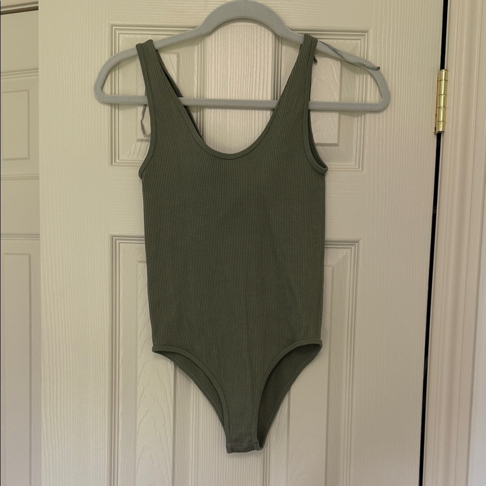 Zara Olive Green bodysuit